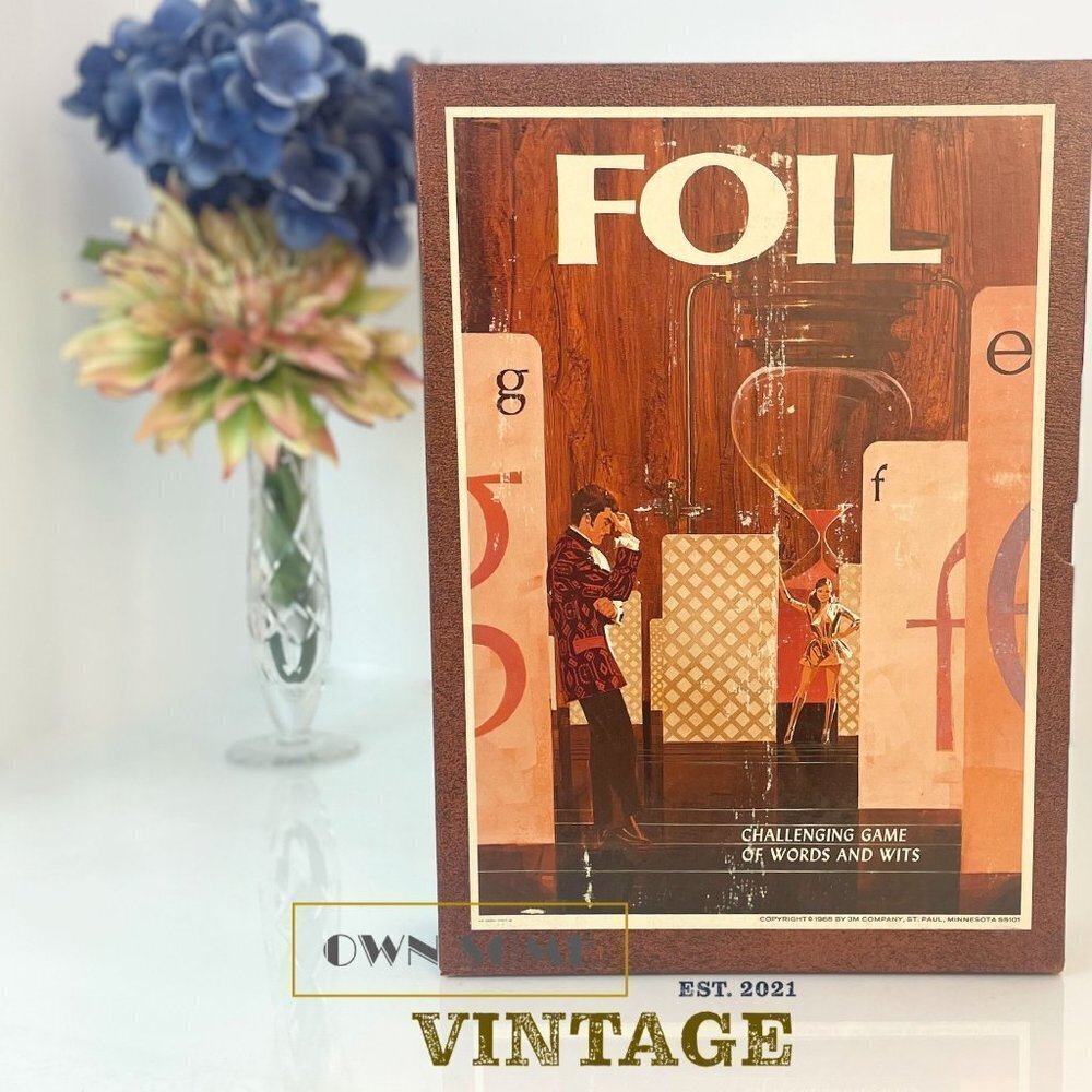 VINTAGE Word Strategy Game | Foil | 3M Bookshelf Game - Picture 8 of 9
